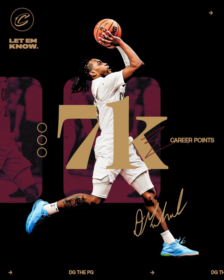 未來可期！加蘭騎士生涯得分達到7000分 隊史第11位！