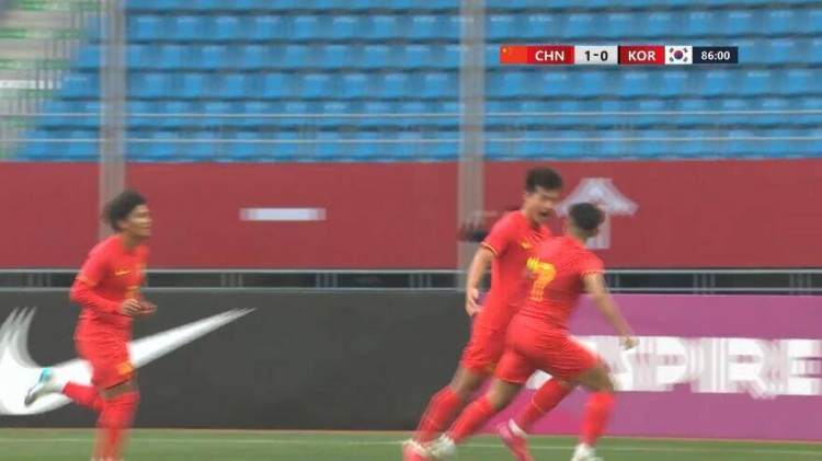 U22國(guó)足1-0韓國(guó)全場(chǎng)數(shù)據(jù)：控球率49%落后韓國(guó)，10射7正領(lǐng)先對(duì)手