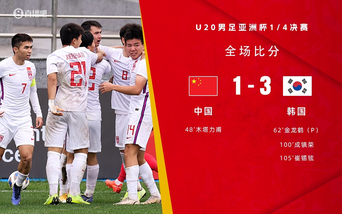 復(fù)仇！U22國(guó)足絕殺復(fù)仇韓國(guó)，2年前U20亞洲杯加時(shí)憾負(fù)無緣世青賽